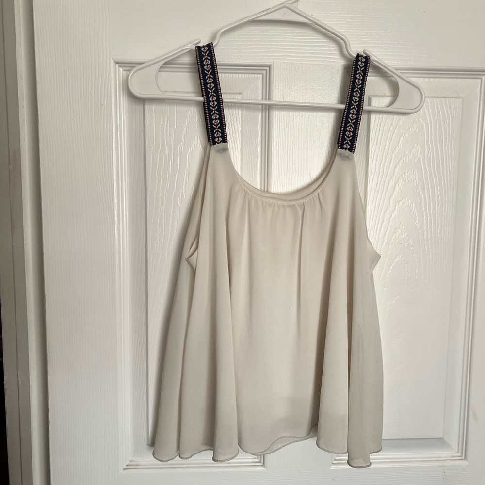 White tank top